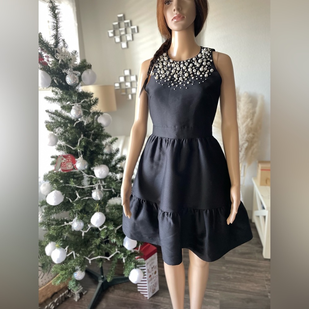 Kate Spade Embellished Dress Black Size 2 New